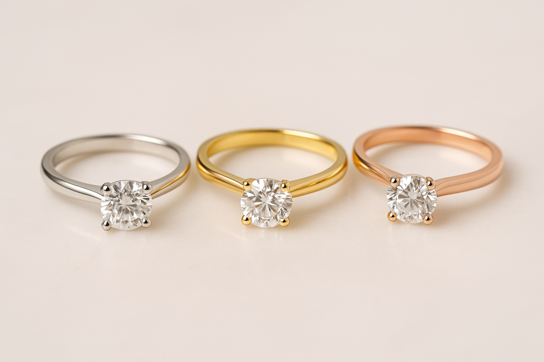 White Gold vs Yellow Gold vs Rose Gold: Which Metal Colour Is Best for Your Engagement Ring?