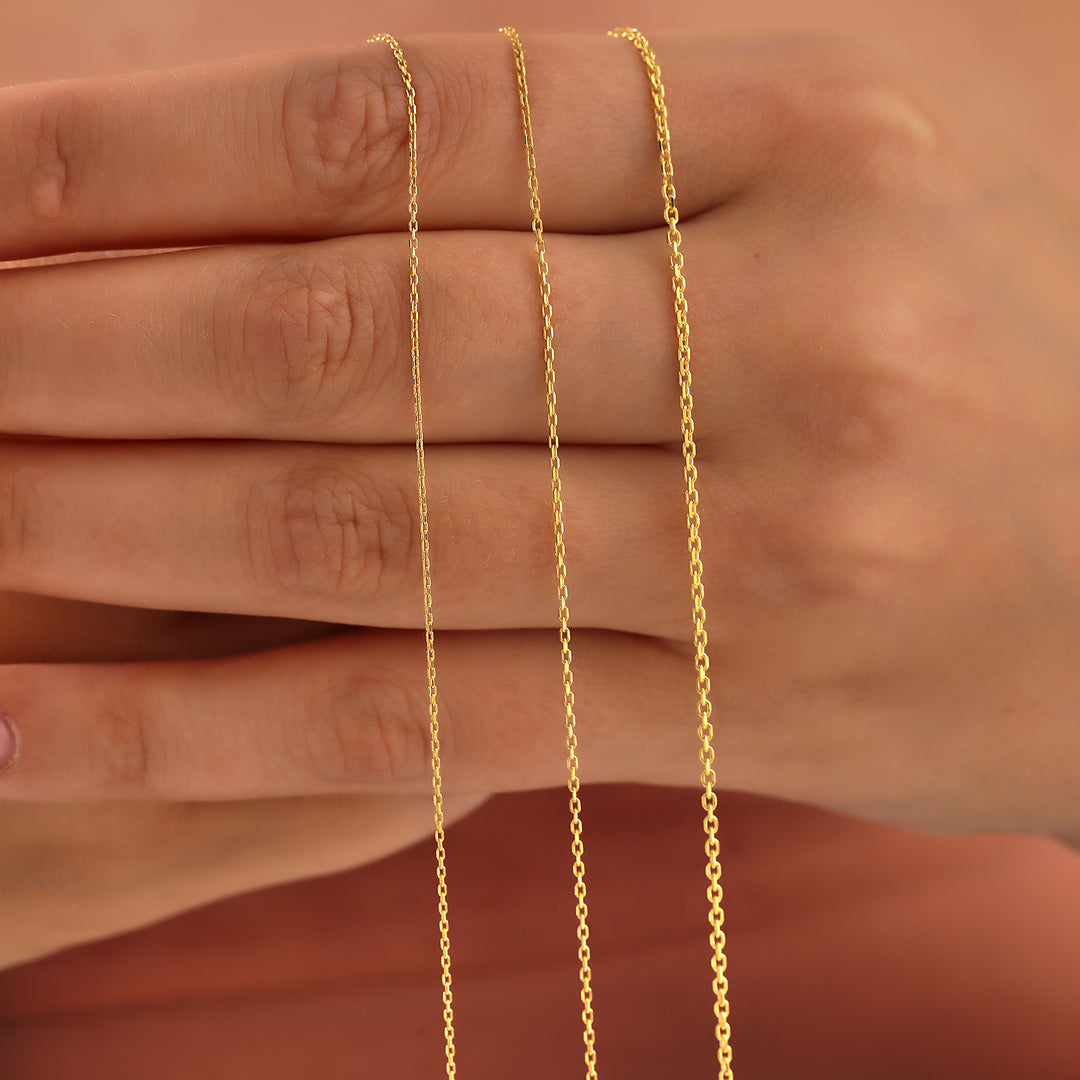 Nicole Manson Gold Cable Chains