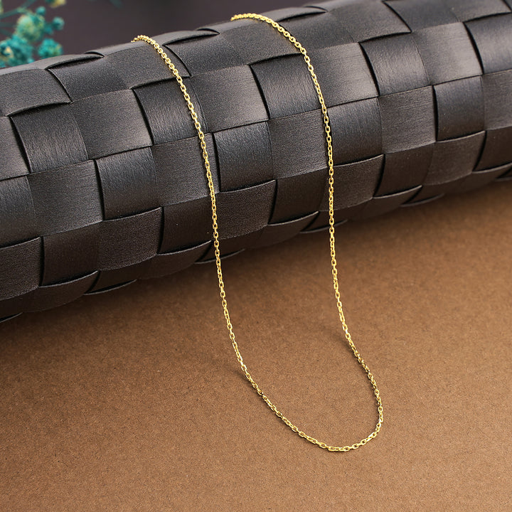 Nicole Manson 585 Gold Necklace Cable Chain 0.8mm