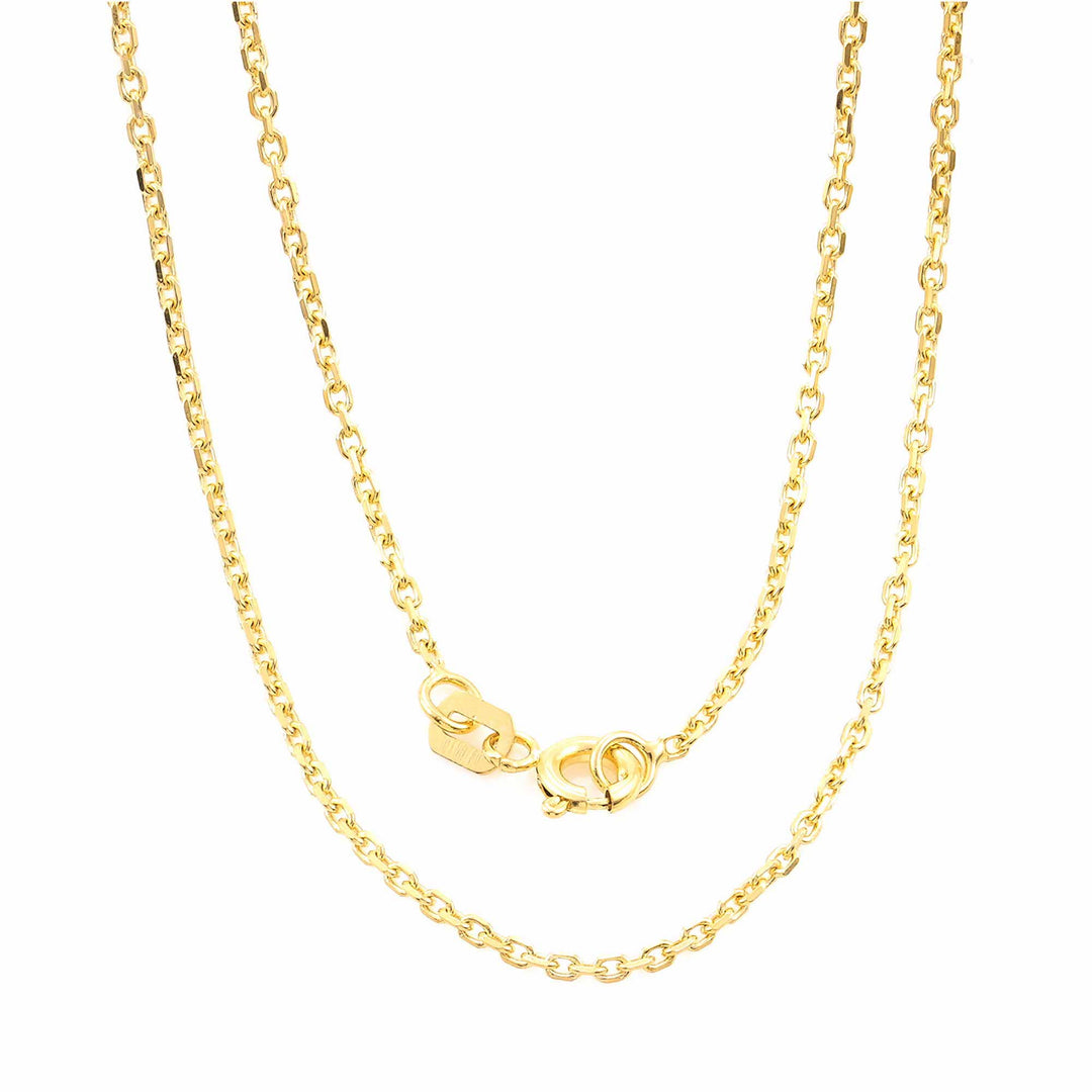 Nicole Manson 585 Gold Necklace Cable Chain 1.3mm