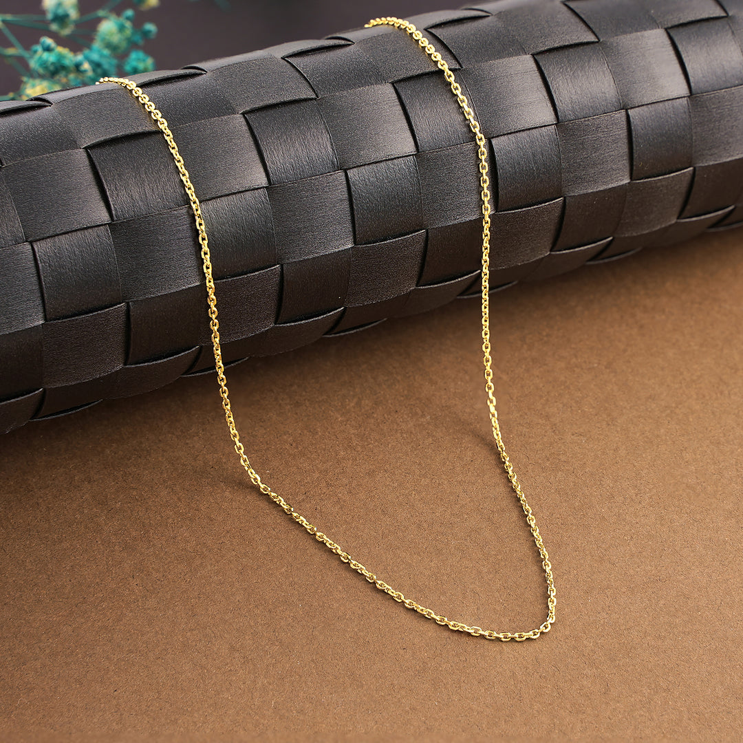 Nicole Manson 585 Gold Necklace Cable Chain 1.3mm