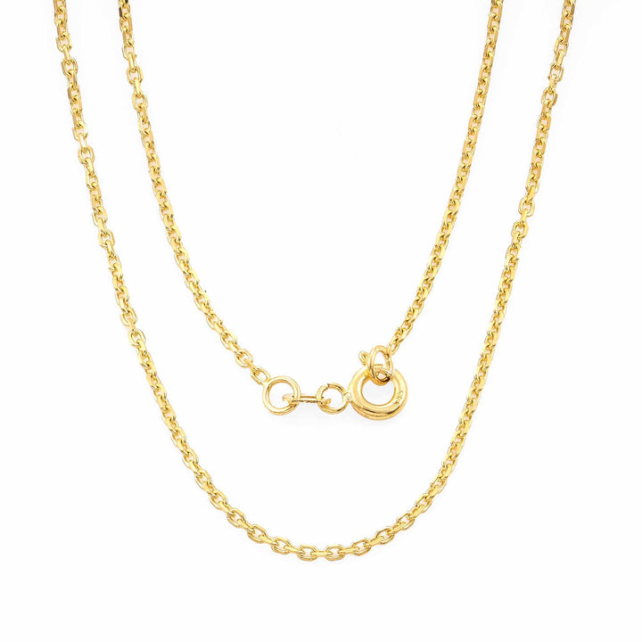 Nicole Manson 585 Gold Necklace Cable Chain 1mm