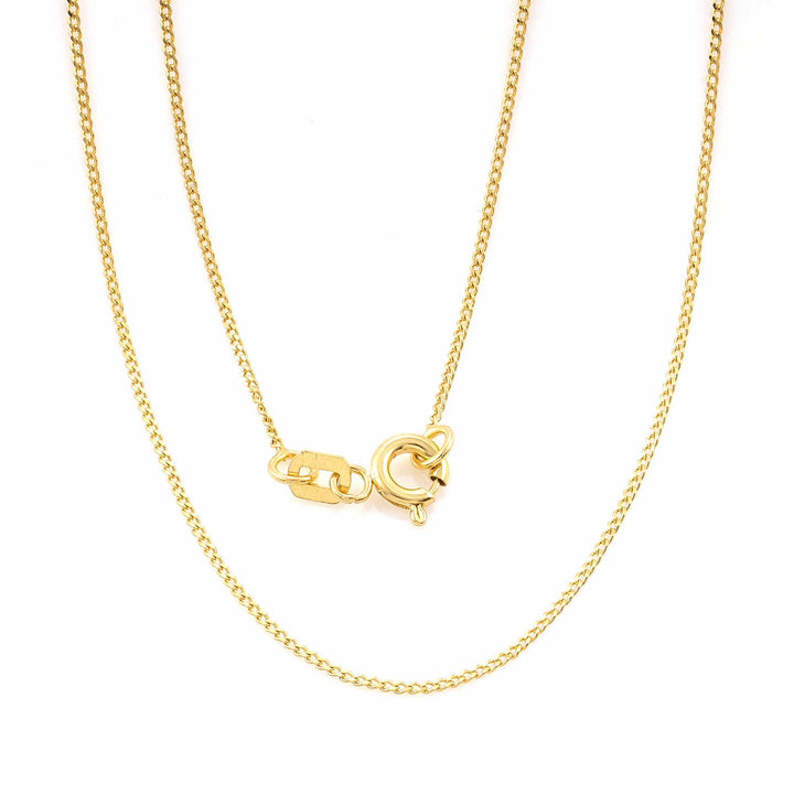 Nicole Manson 585 Gold Necklace Curb Chain 0.8mm