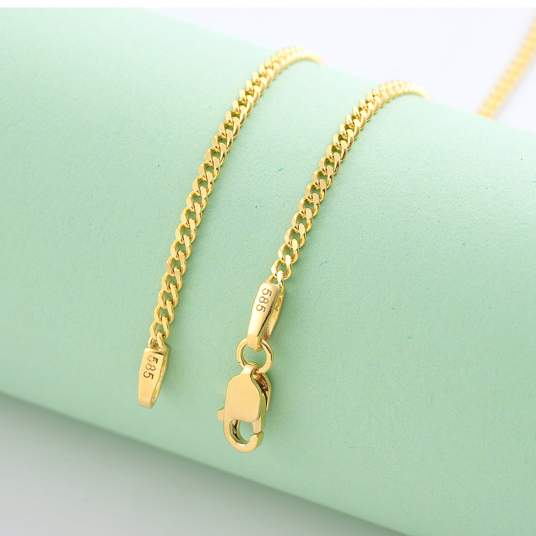 Nicole Manson 585 Gold Necklace Curb Chain 1.8 mm