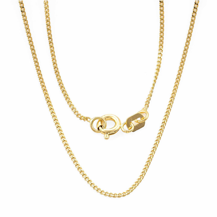 Nicole Manson 585 Gold Necklace Curb Chain 1 mm