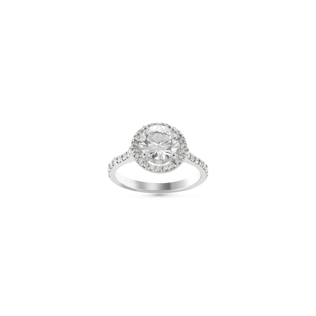 Nicole Manson Diamant Solitärring 1.00ct bis 3.00ct 585 Weißgold NMRS 1003